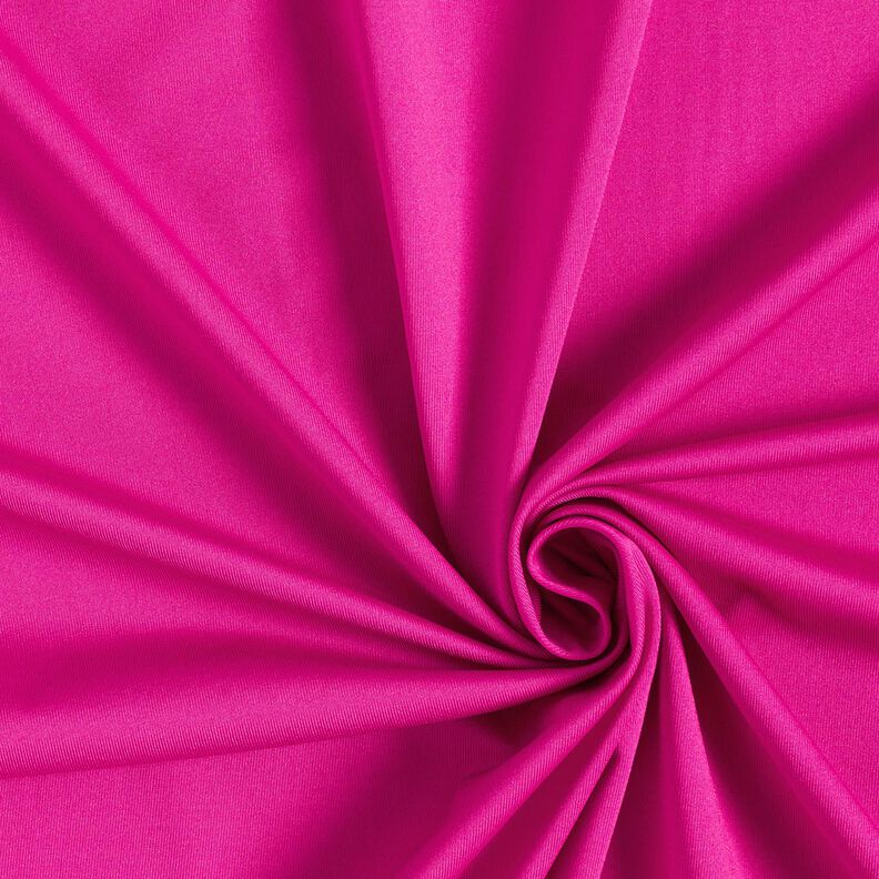 Jersey geborstelde binnenkant effen – intens roze,  image number 1