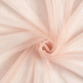 Glittertule royal – lichtroze/goud, 