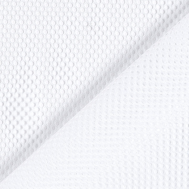 Grof functioneel mesh – wit,  image number 3