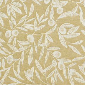Gecoate katoen Jacquard gecoate olijven – geel olijfgroen/lichtbeige, 