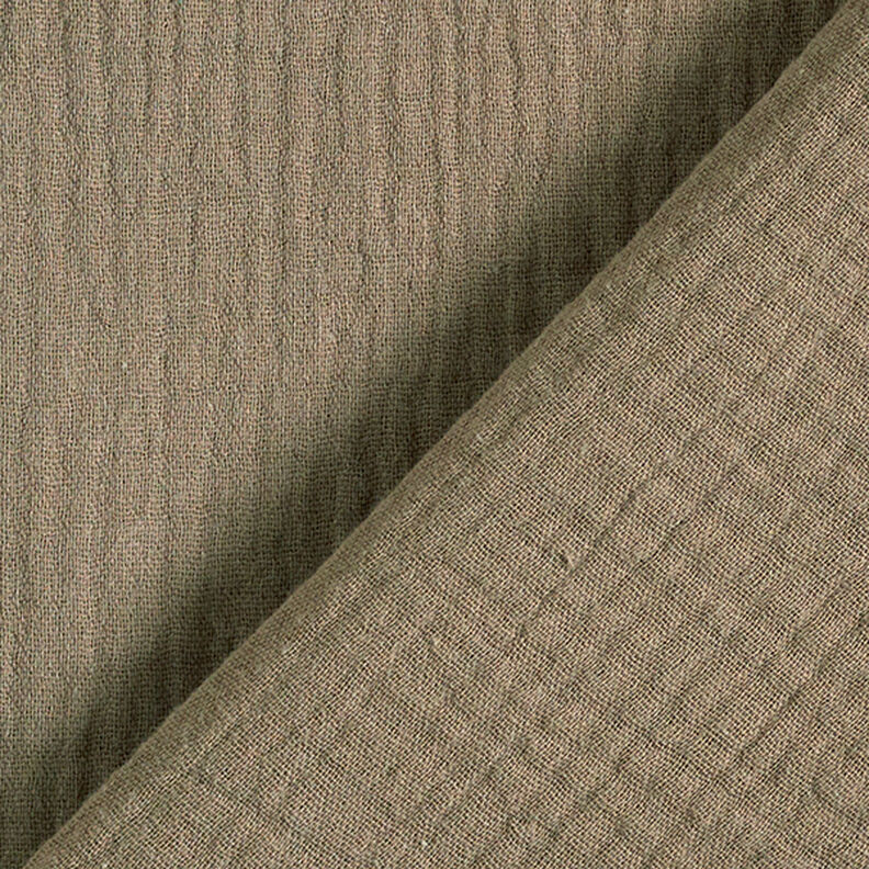 Mousseline/dubbel gehaakte stoffen – leigrijs,  image number 4