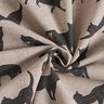 Decostof Half panama Katten – zwart,  thumbnail number 3