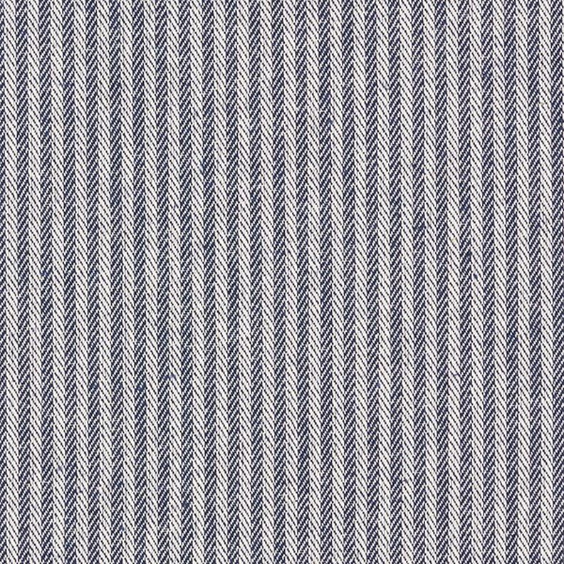 Meubelstof jacquard strip – blauw,  image number 1