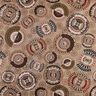 Decostof Jacquard elegante mandala – donkertaupe/roodbruin,  thumbnail number 1