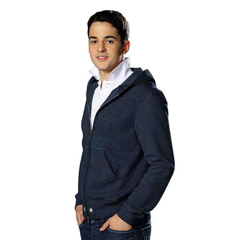 Sweatshirt geruwd Premium – zwart blauw,  image number 4