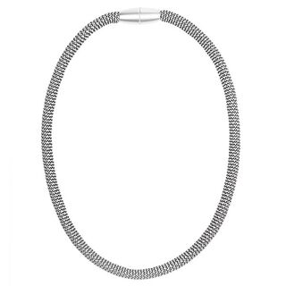 Eenvoudige gordijnhouder met magneetsluiting [60cm] – grijs | Gerster, 