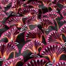 Decostof Canvas Bloemenwaaier – zwart/pink,  thumbnail number 2