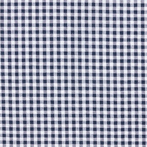 Seersucker Katoenmix Vichy-ruit – marineblauw, 