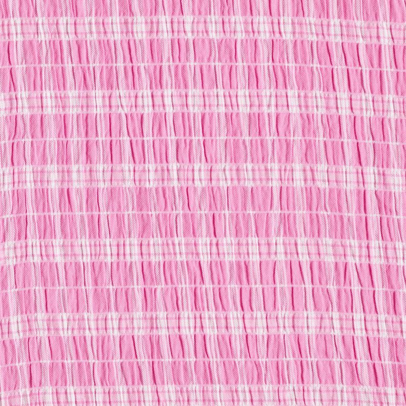 Seersucker gemengde strepen – roze/wit, image number 1
