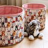 Decostof Half panama elegante honden – natuur/grijs,  thumbnail number 6