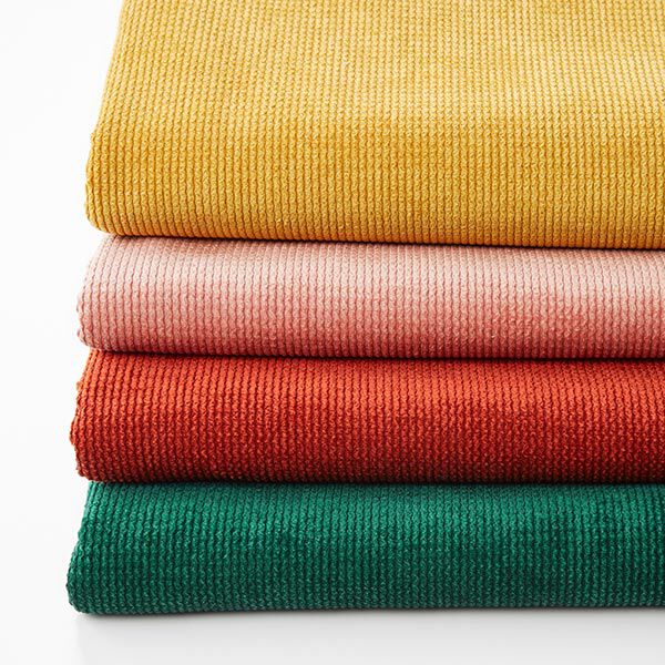 Bekledingsstof Corduroy-look golven – terracotta, image number 4