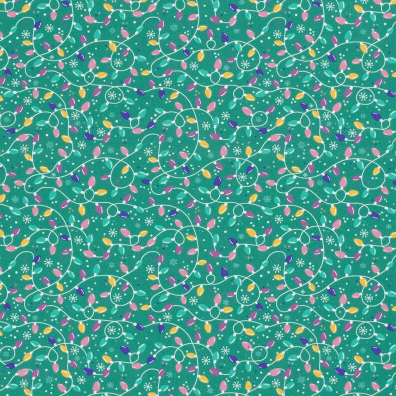 Katoenen stof Popeline Lichtsnoer – eucalyptus/lavendel,  image number 1