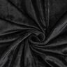 Nicki fluweel effen – zwart,  thumbnail number 1