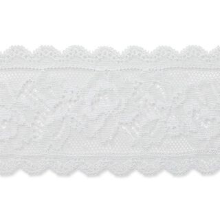 Elastisch kant Bloemenrank [58 mm] – wit, 