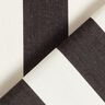 Outdoorstof Canvas Blokstrepen – zwart/ivoor,  thumbnail number 4