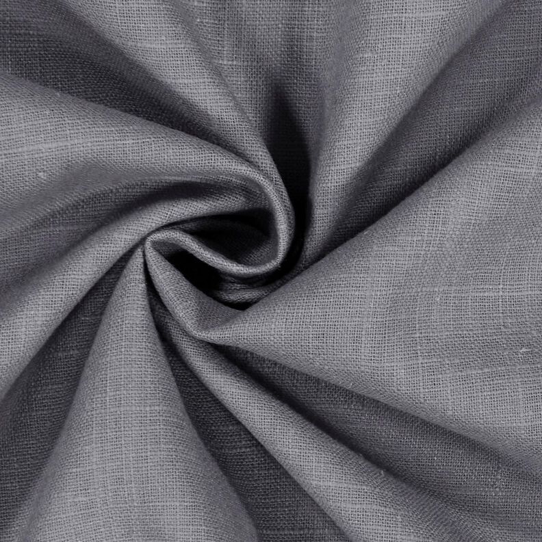 Linnen stof Ramee mix medium – grijs,  image number 3