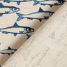 Decostof Half panama School vissen – natuur/marineblauw,  thumbnail number 4