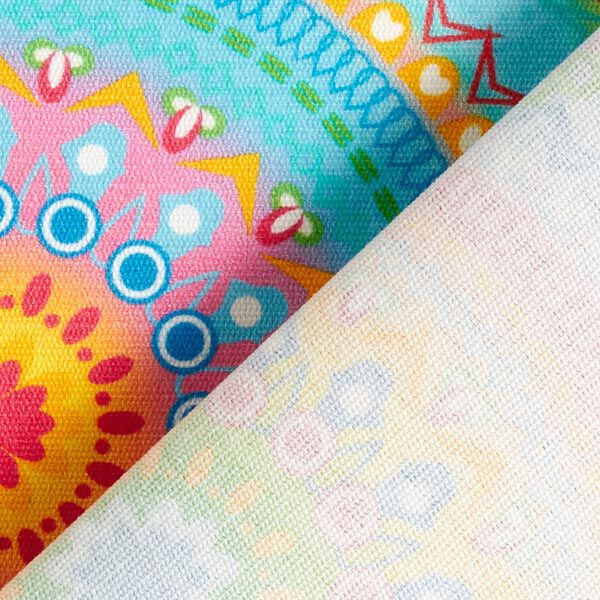 Outdoorstof Canvas Mandalas – turkoois,  image number 5