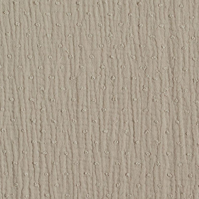Mousseline/dubbel gehaakte stoffen dobby – beige,  image number 1