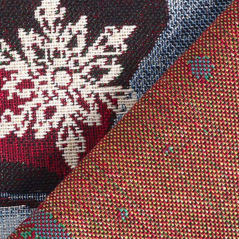 Panel Gobelin Sneeuwman lurex – wit, image number 4