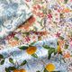 Decostof Canvas oosterse bloemenornamenten 280 cm – natuur/groen,  thumbnail number 5