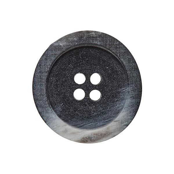 Polyesterknoop 4-gats – zwart,  image number 1