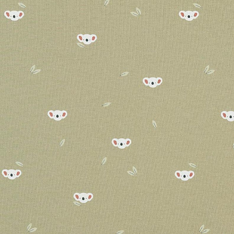 Katoenjersey Koalakoppen – pistache,  image number 1