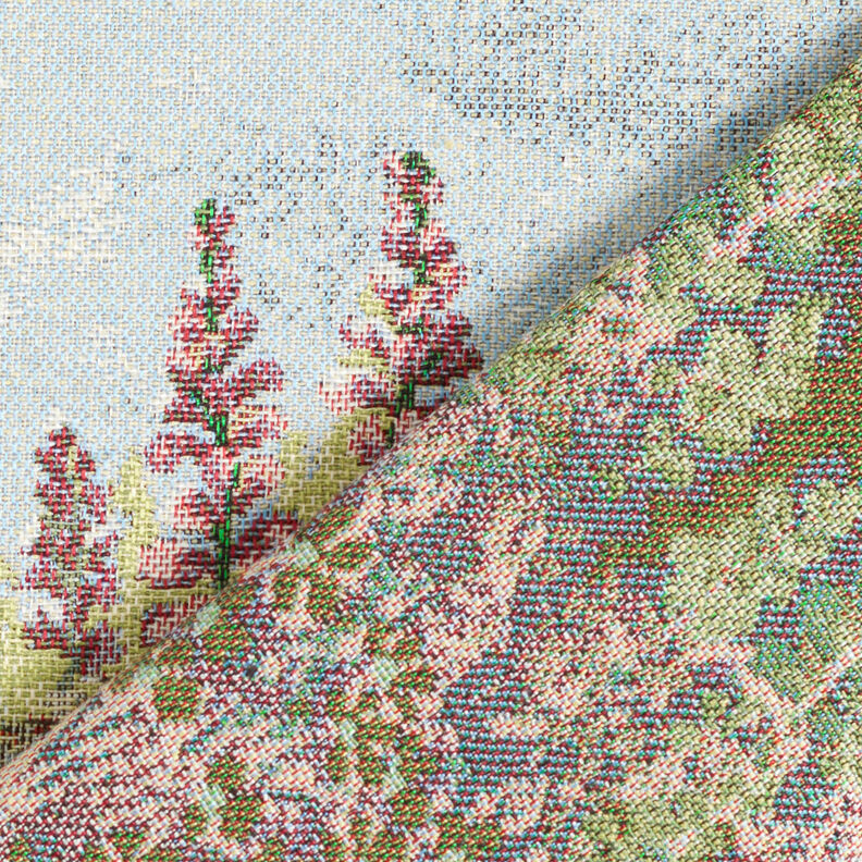 Decopaneel Gobelin spelend katje – karmijnrood/lichtbeige,  image number 4