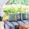 Outdoorstof Canvas Strepen – marineblauw/wit,  thumbnail number 10