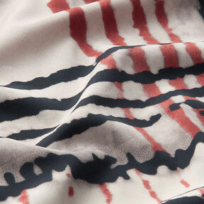 Blousestof vage ruit – parelgrijs, 