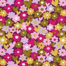 Katoenjersey bonte bloemen | Poppy Fabrics – druif,  thumbnail number 1