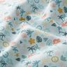 Biologisch katoenpopeline Palmwereld – babyblauw/licht mint,  thumbnail number 2