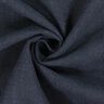Ramie Linnen stof stone washed, zware kwaliteit – nachtblauw,  thumbnail number 2