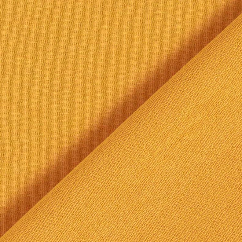 Lichte French Terry effen – currygeel,  image number 3