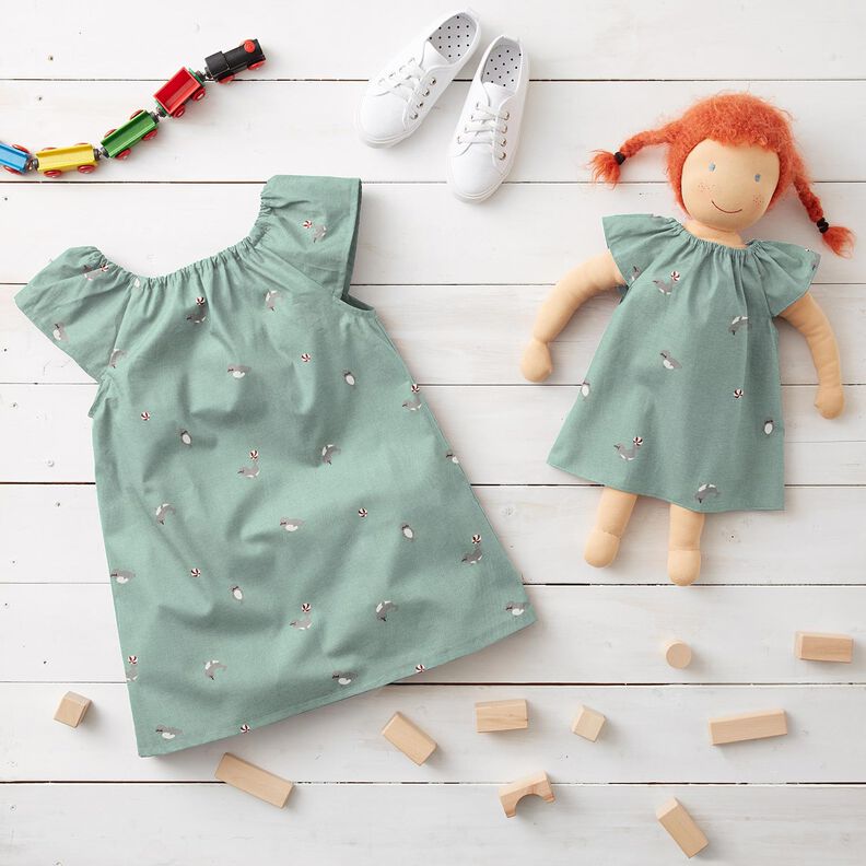 Katoenjersey Zeehondenacrobatiek &ndash; lichtblauw,  image number 6