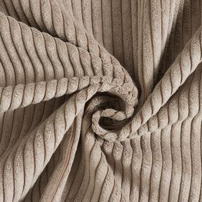 Bekledingsstof zacht corduroy – taupe, 