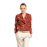 Viscosestof Paisley bloemen – karmijnrood/vuurrood,  thumbnail number 5