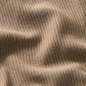 Ribjersey fijne 2-1-1-1 ribbels – taupe, 