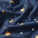 Decostof Glow-in-the-dark nachtelijke hemel – goud/marineblauw,  thumbnail number 12