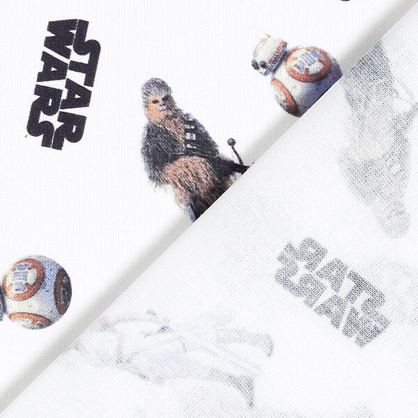 Cretonne Licentiestof Figuren | Star Wars – wit,  image number 4