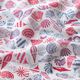 GOTS Batist Schelpen | Tula – ecru/signaalrood,  thumbnail number 2