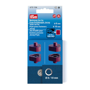 Gereedschapsset drukknopen Jersey [Ø 8 + 10 mm] | Prym – bessen, 