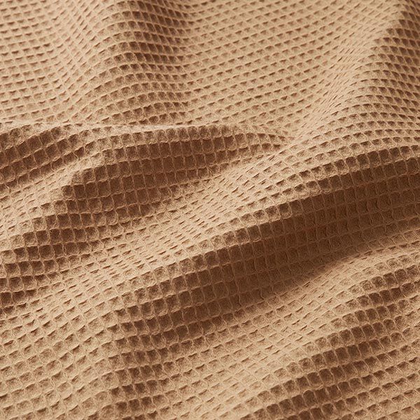 Wafelpiqué – donkerbeige, image number 3