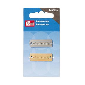 Spelden "handmade" [ 3 x 1 cm ] | Prym – zilver metalen/goud, 