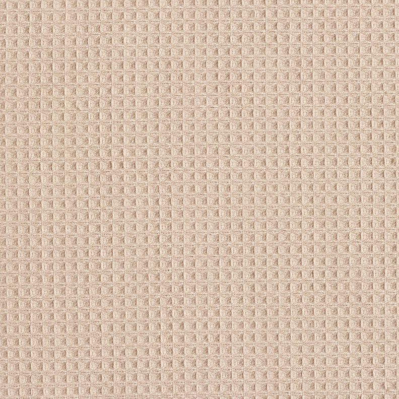 Badstof/Wafelpiqué Effen – licht taupe, image number 1
