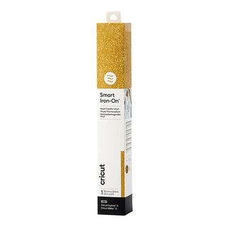 Flexfolie Glitter Smart Iron-On voor Cricut Explore 3 en Cricut Maker 3 [ 33 x 91 cm ] – goud, 