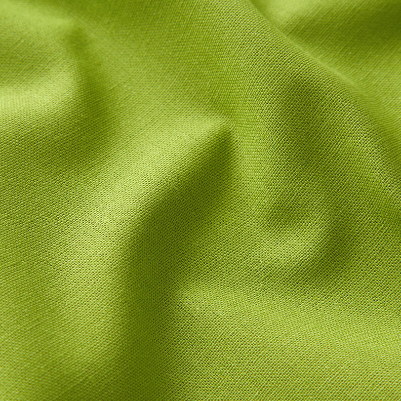 Katoenen stof Cretonne Effen – appelgroen,  image number 2