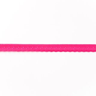 Elastische boordstrook Kant [12 mm] – intens roze, 