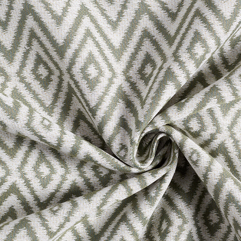 Outdoorstof jacquard Etno – olijf,  image number 3