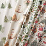 Decostof Half panama nostalgische kersttijd – natuur/rood,  thumbnail number 5